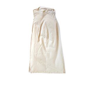 White Strapless Maxi Dress XXL By A New Day Elastic strapless top for secure fit